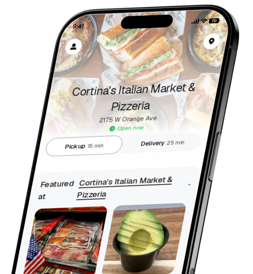 Cortina's Italian Market & Pizzeria app preview
