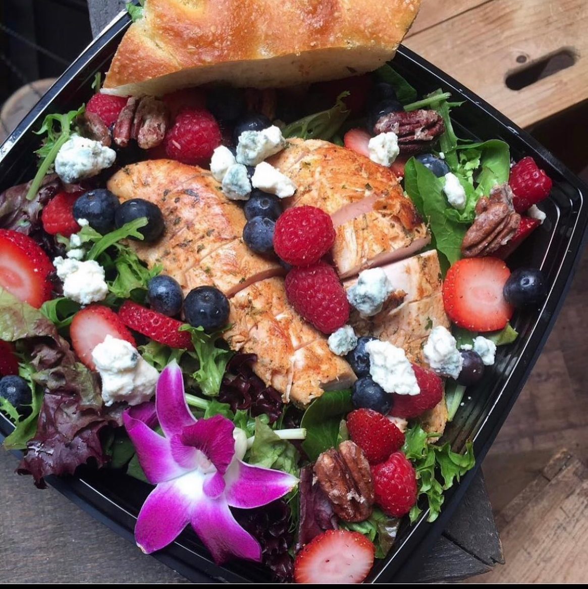 Chicken Berry Salad.