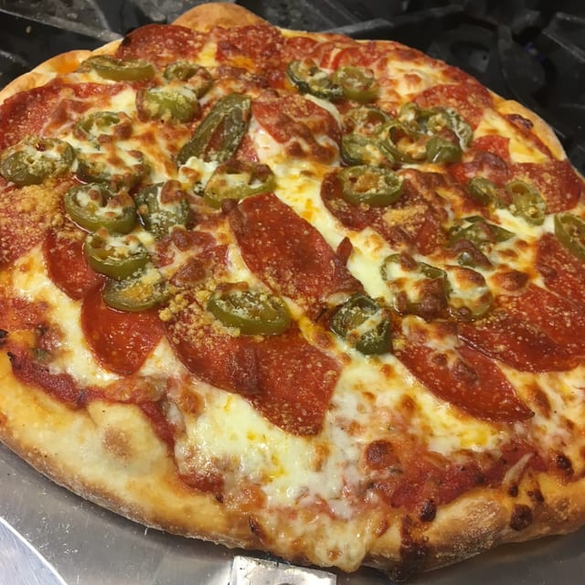 Cheese Pizza with Up to 2 Toppings.