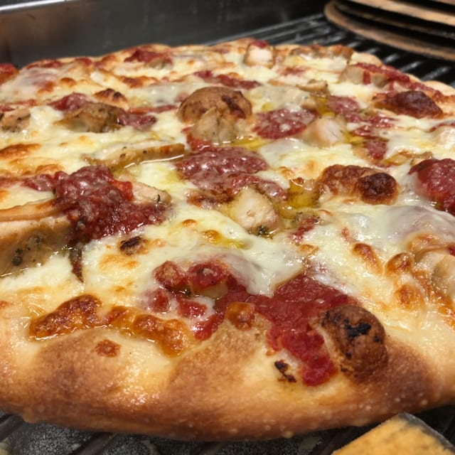Chicken Italiano Pizza.